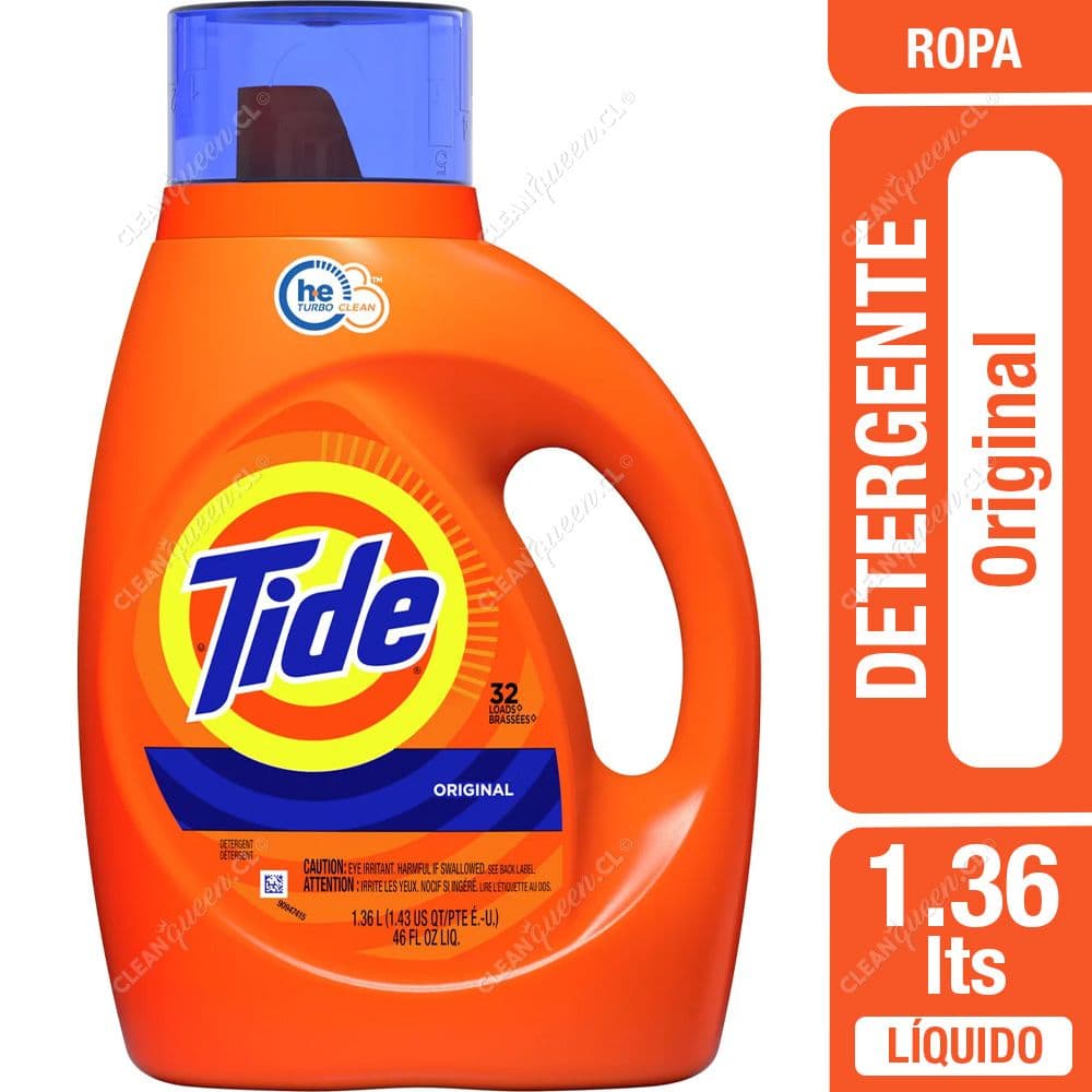 Tide Detergente Líquido Original 1.36 L