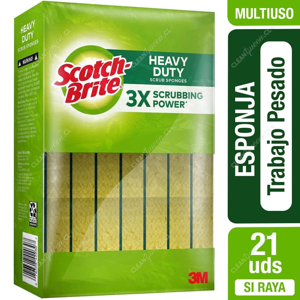 Scotch-Brite Esponja Trabajo Pesado 21 un