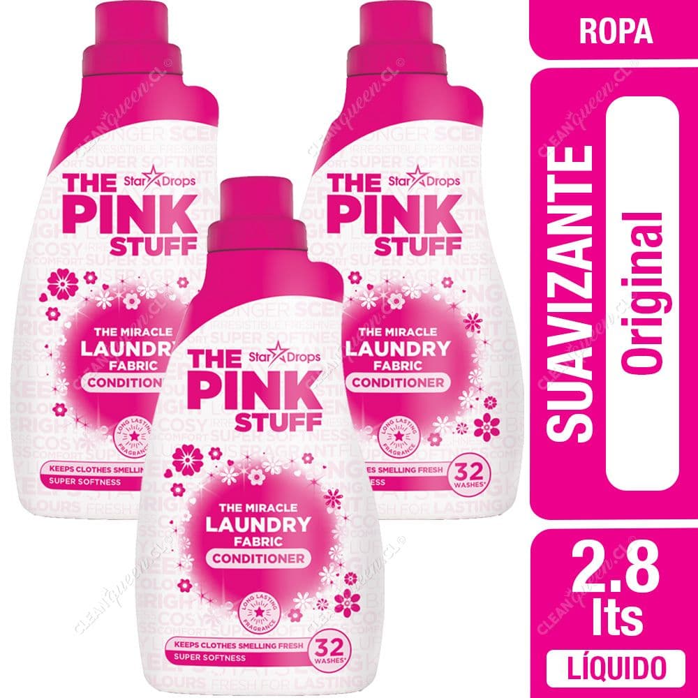 The Pink Stuff Suavizante Ropa 3 x 960 ml