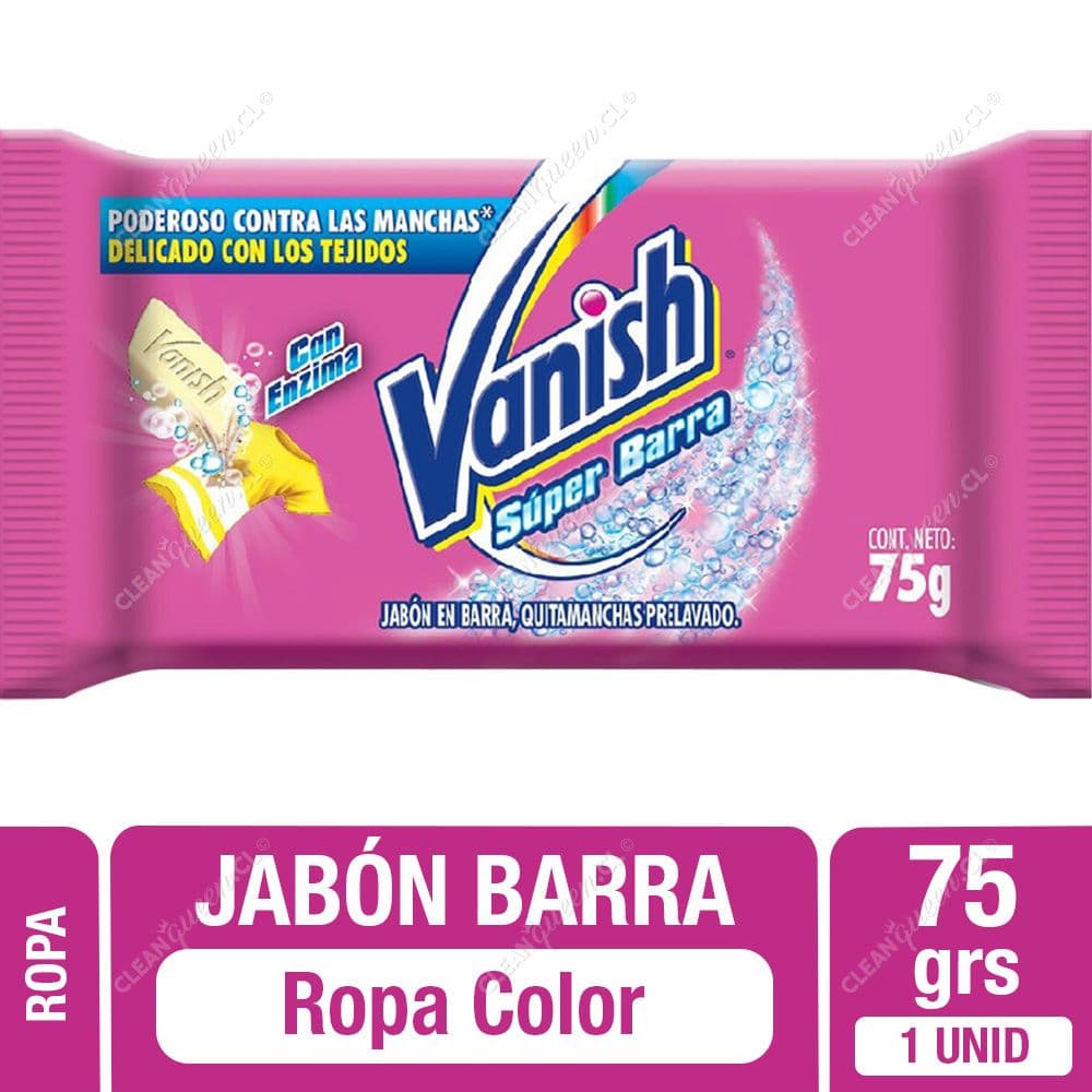 Vanish Jabón Barra Ropa Color 75 g