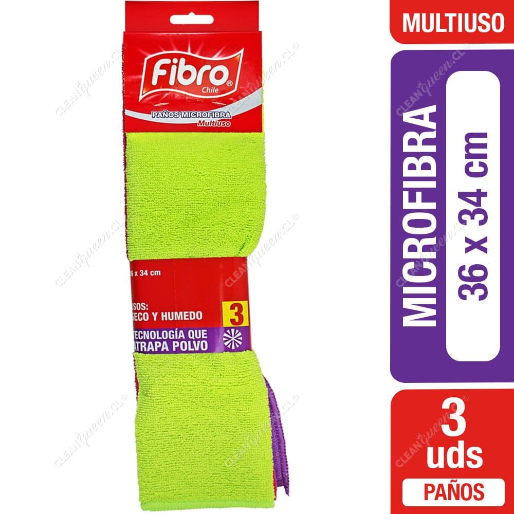 Fibro Paño Microfibra 3 un