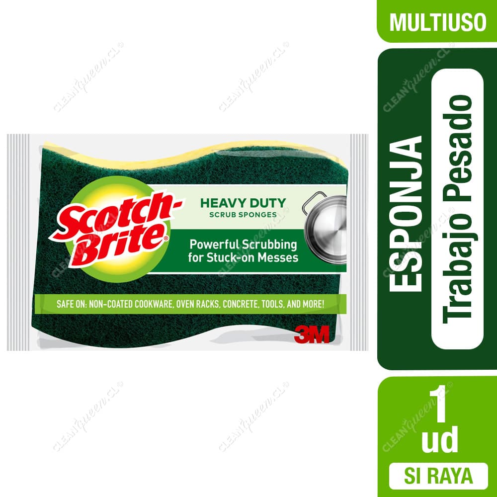 Scotch-Brite Esponja Trabajo Pesado