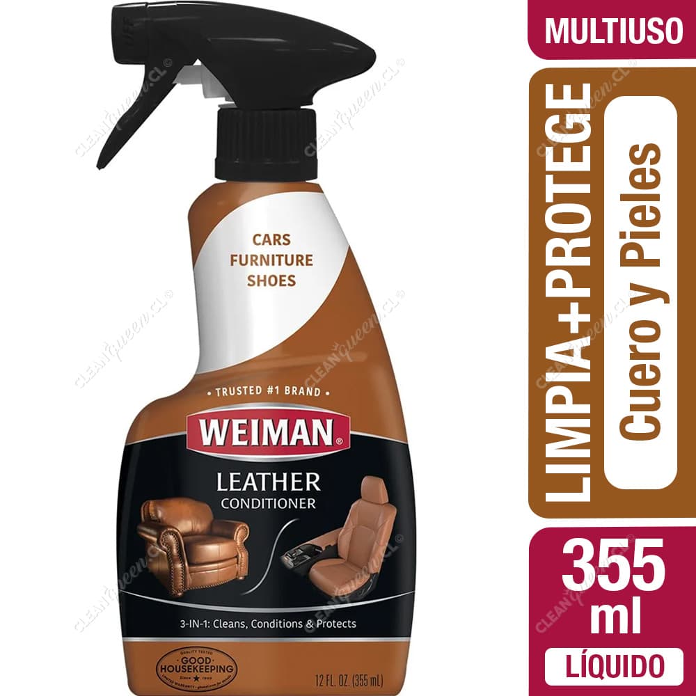 Weiman Limpiador Líquido Cuero 355 ml