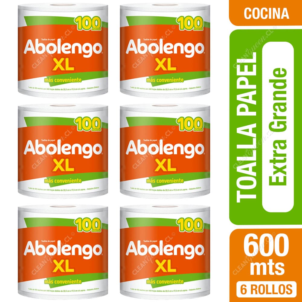 Abolengo Toalla Papel XL 100 m 6 un
