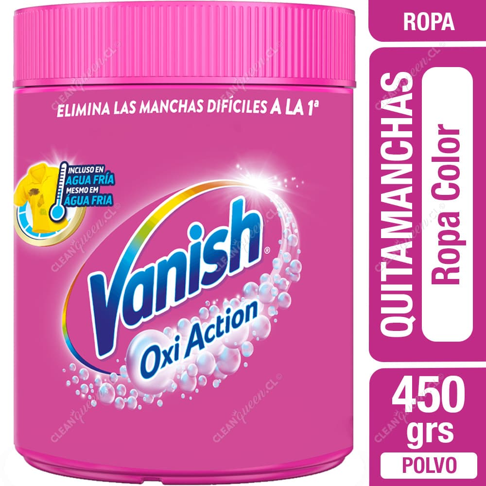 Vanish Quitamanchas en Polvo Ropa Color 450 g