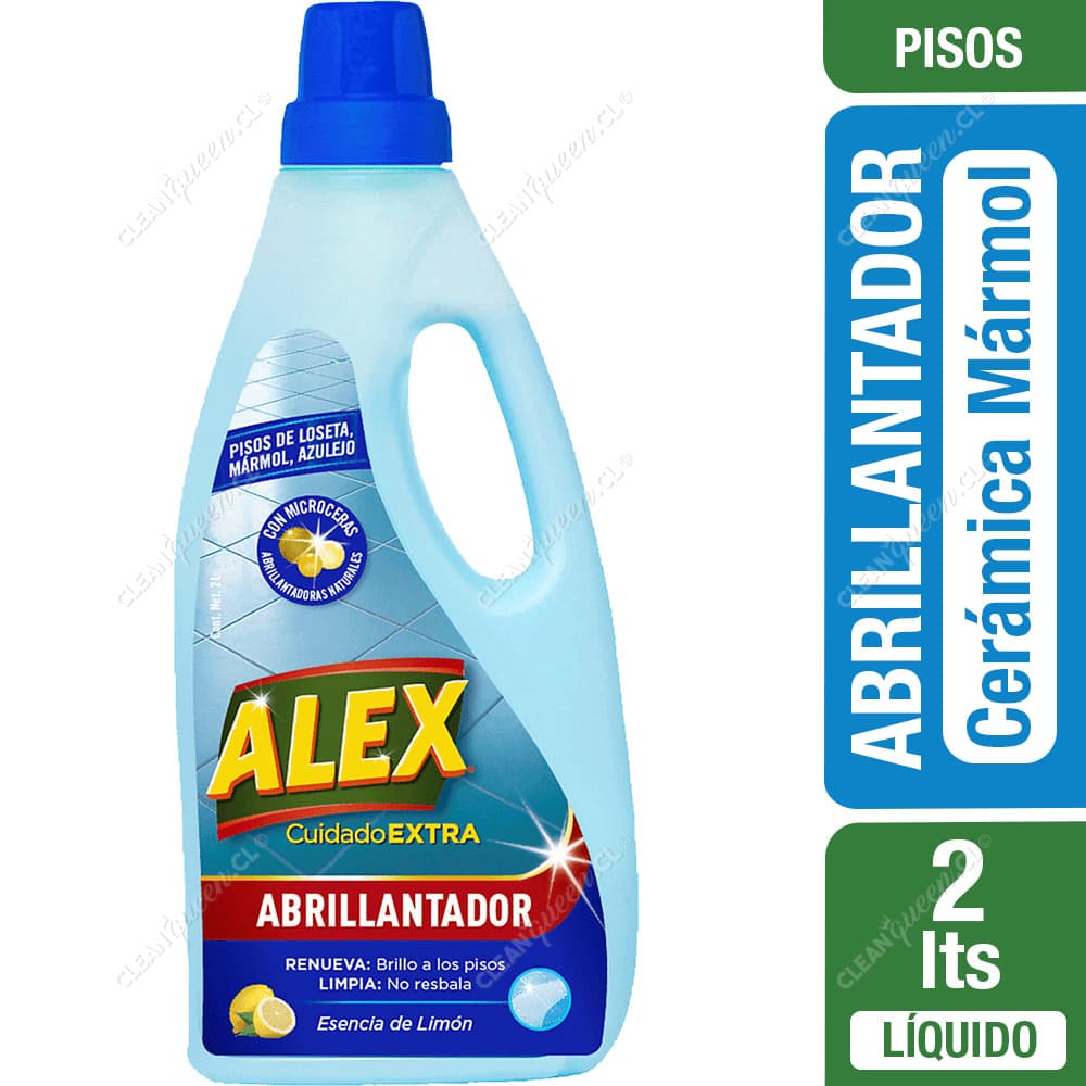 Alex Abrillantador Piso Cerámica y Mármol 2 L