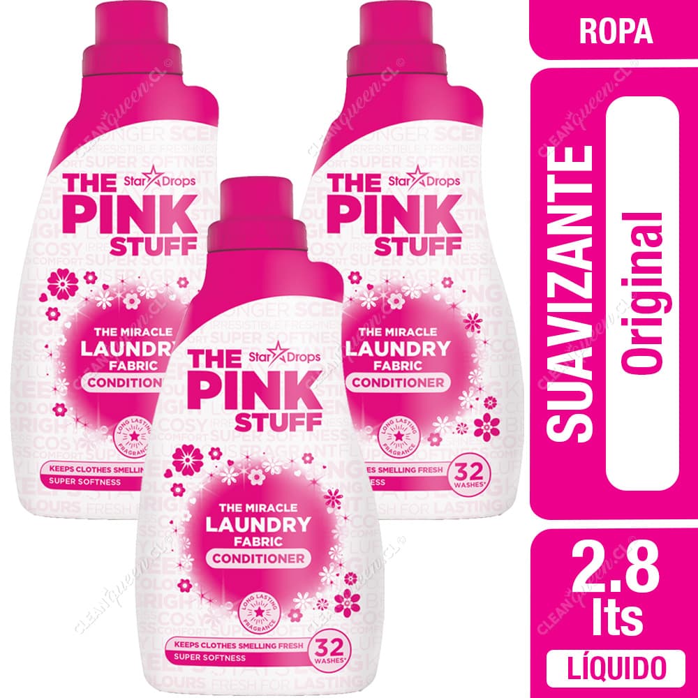 The Pink Stuff Suavizante Ropa 3 x 960 ml