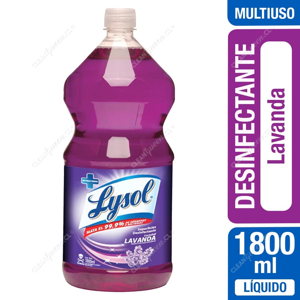 Lysol Desinfectante Líquido Lavanda 1800 ml