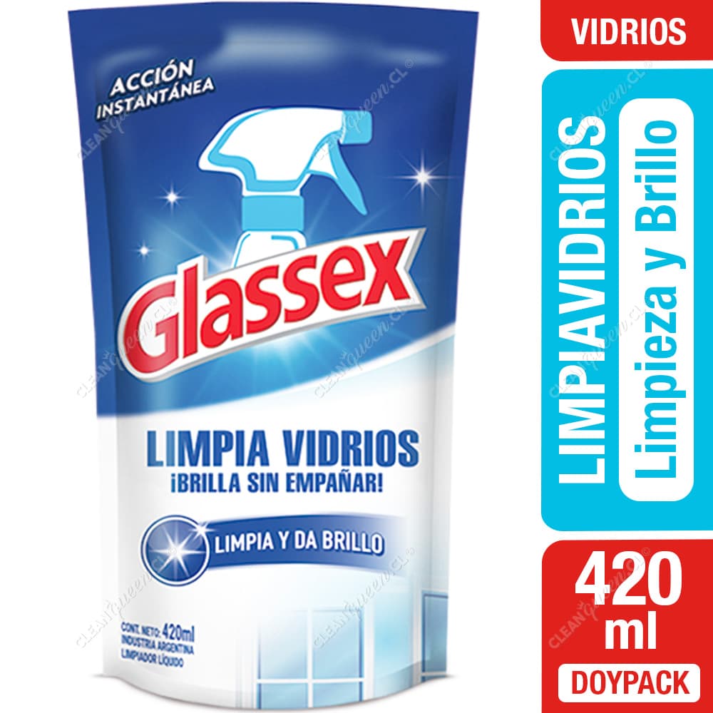 Glassex Limpiavidrios Doypack 420 ml