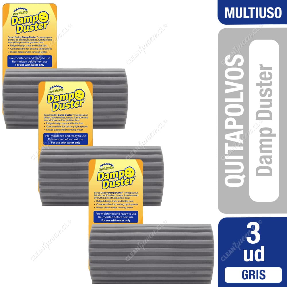 Scrub Daddy Damp Duster Gris 3 x