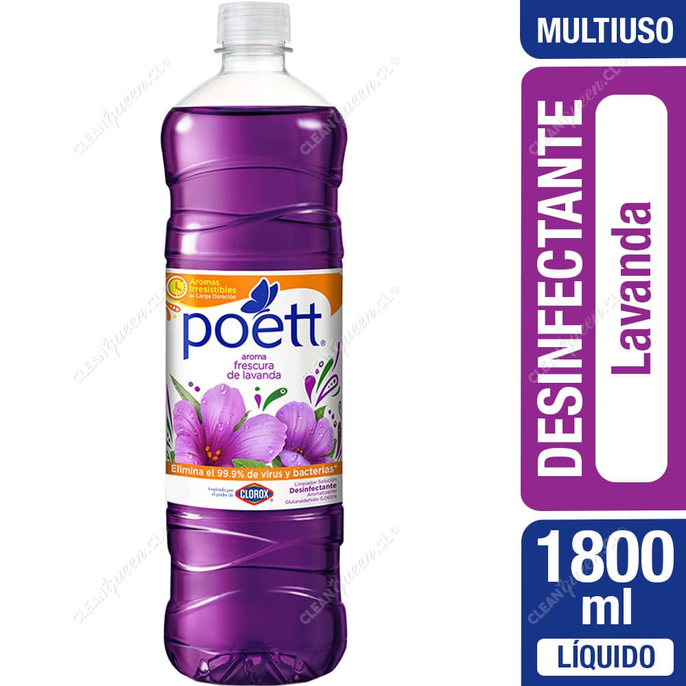 Poett Desinfectante Líquido Lavanda 1800 ml