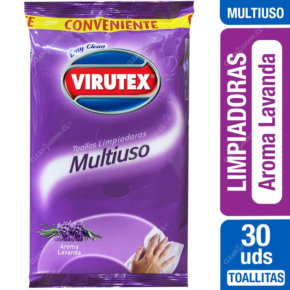 Virutex Toallitas Multiuso Lavanda 30 un