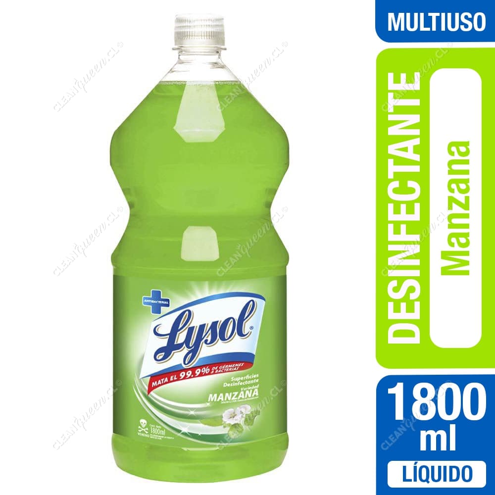 Lysol Desinfectante Líquido Manzana 1800 ml