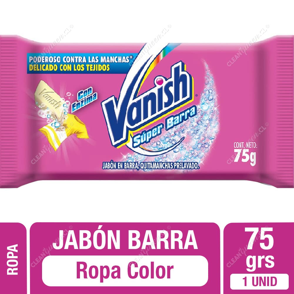 Vanish Jabón Barra Ropa Color 75 g
