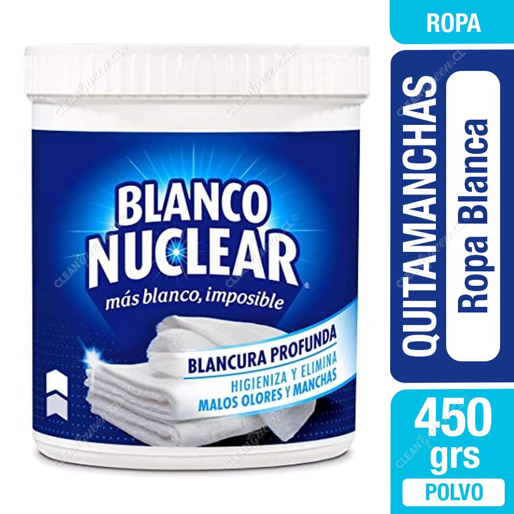 Blanco Nuclear Quitamanchas en Polvo 450 g + 100 g