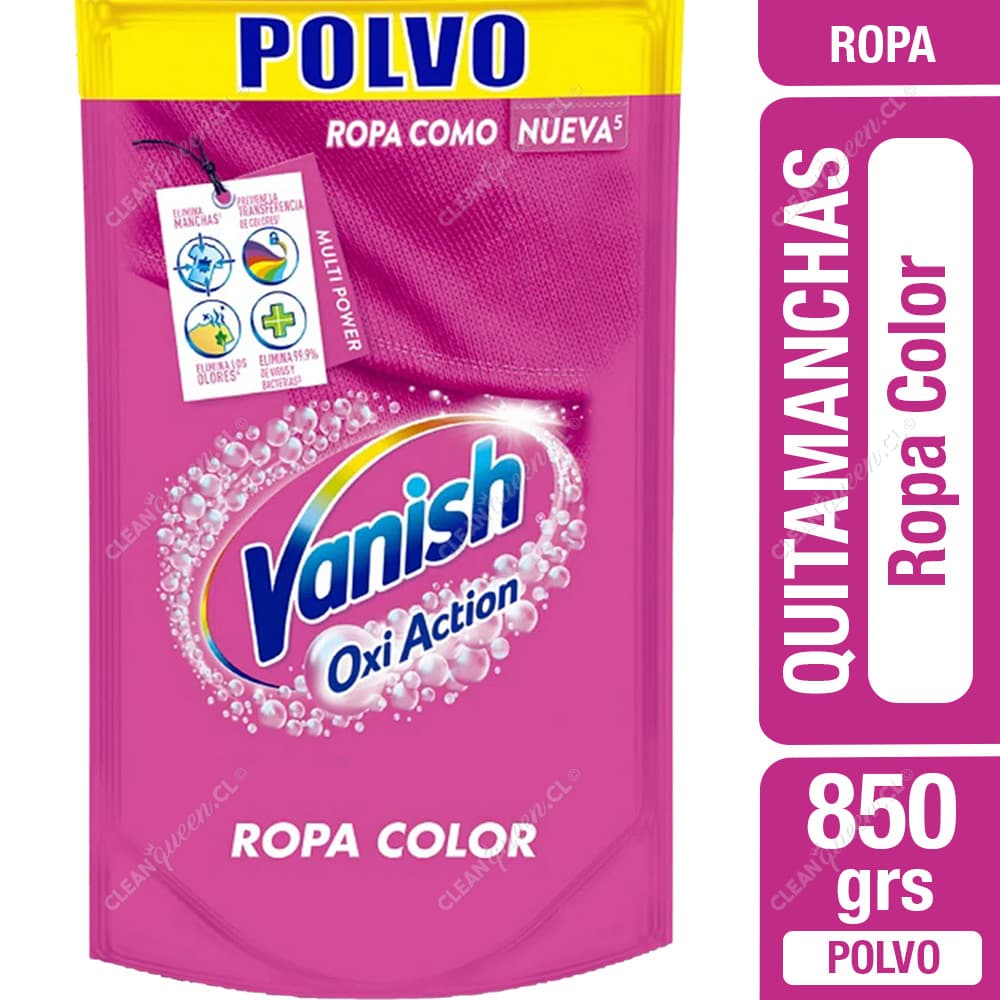 Vanish Quitamanchas en Polvo Ropa Color 850 g