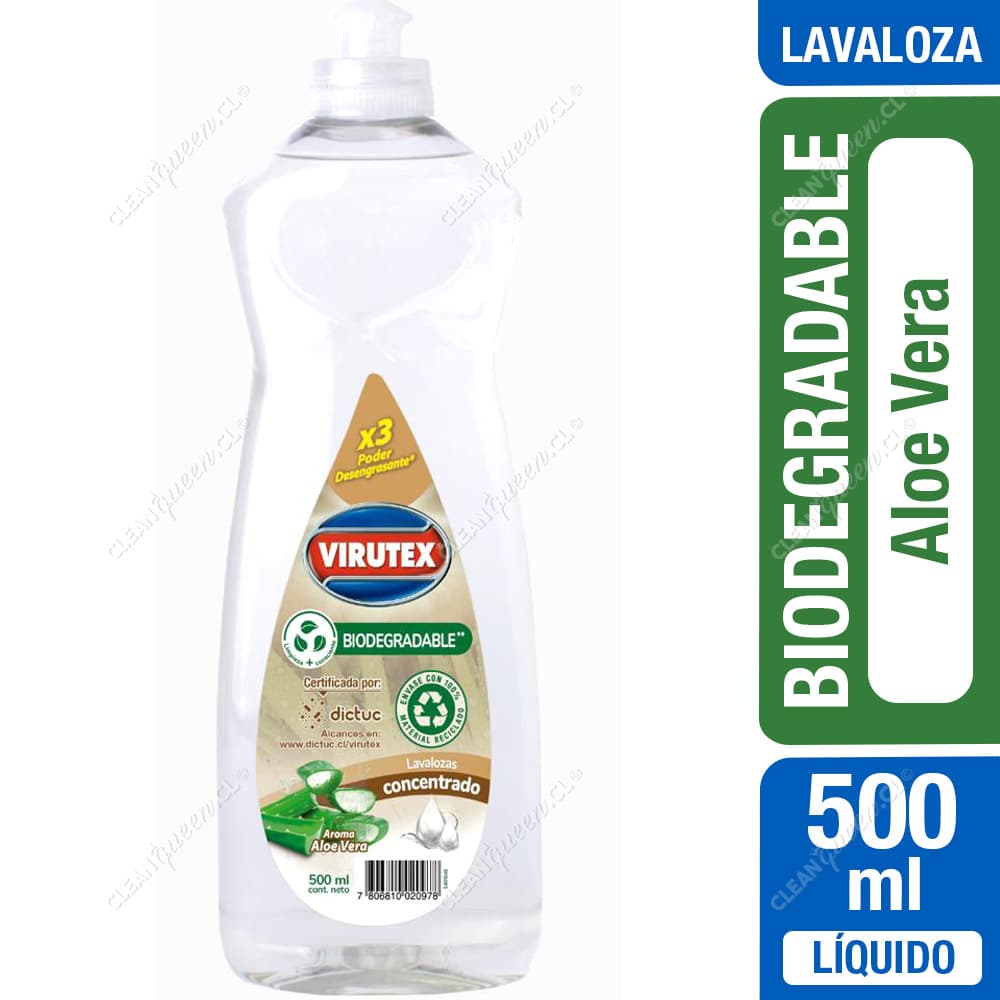 Virutex Lavaloza Ecológico Aloe Vera 500 ml