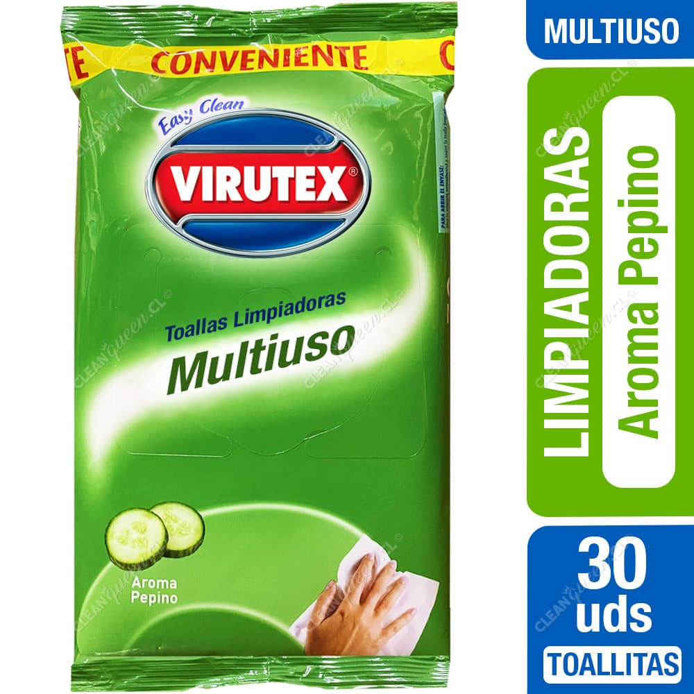 Virutex Toallitas Multiuso Pepino 30 un