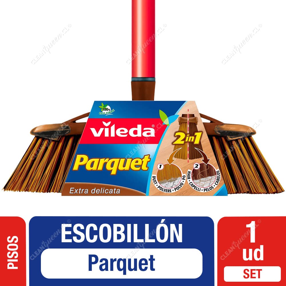 Vileda Escobillón Parquet Set