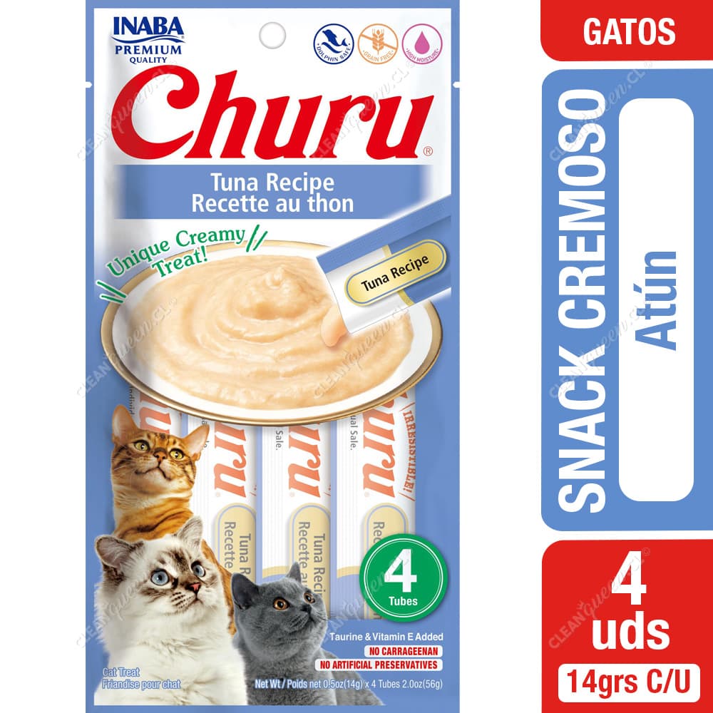 Churu Snack Cremoso Tuna Recipe Gato 4 un