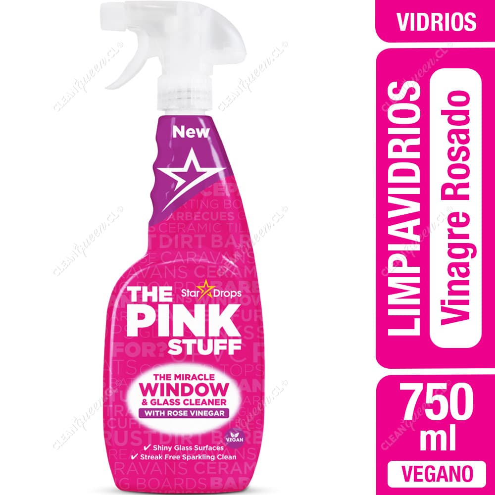 The Pink Stuff Limpiavidrios Vinagre Rosado 750 ml