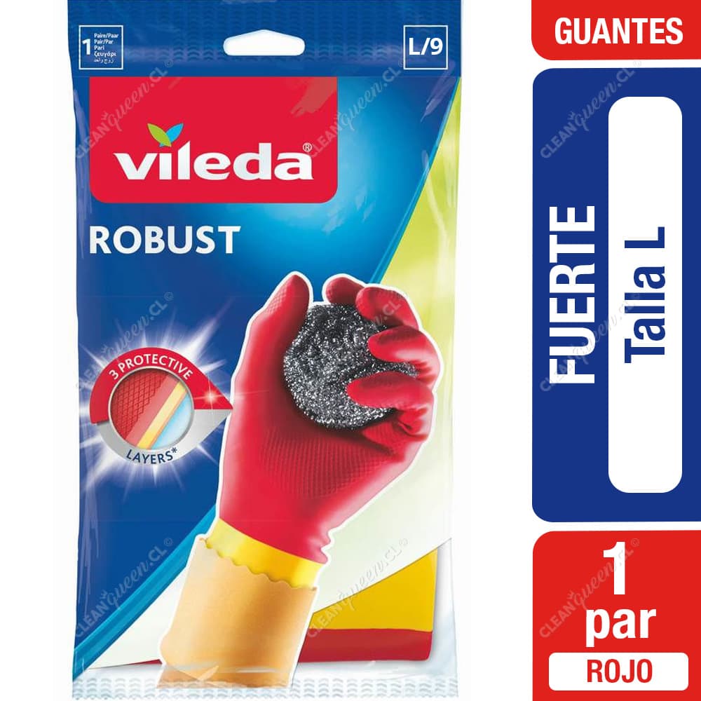 Vileda Guantes Fuerte Talla L