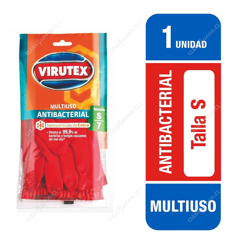 Virutex Guantes Antibacterial Pequeño