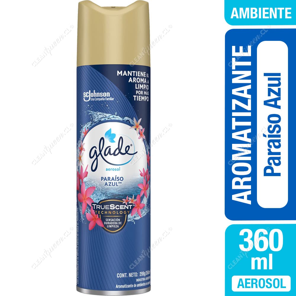Glade Aromatizante Ambiental Paraíso Azul 360 ml
