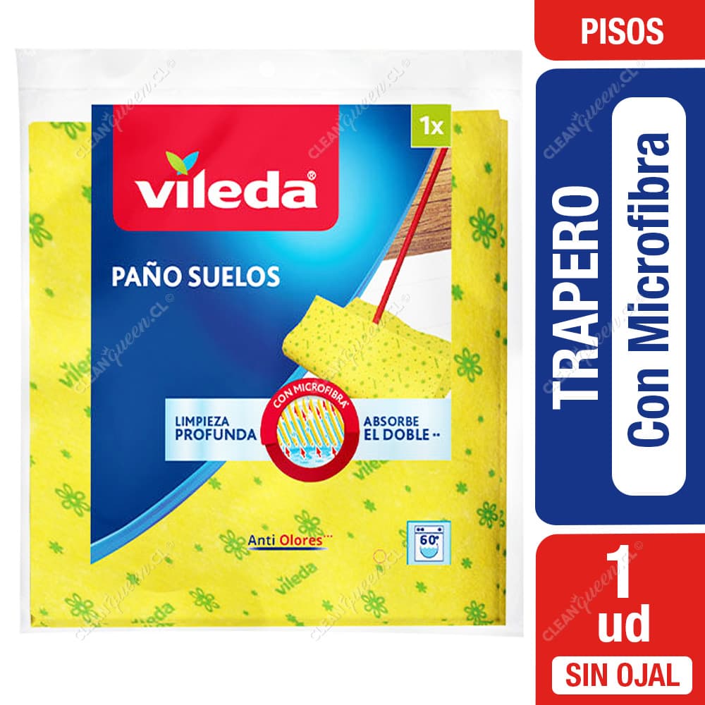 Vileda Trapero con Microfibras Sin Ojal