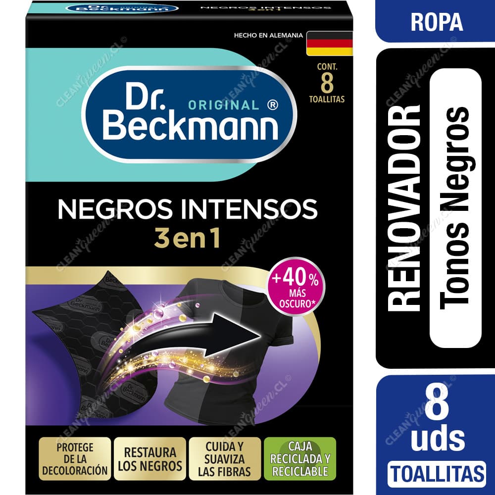 Dr. Beckmann Negros Intensos en Toallitas 8 un