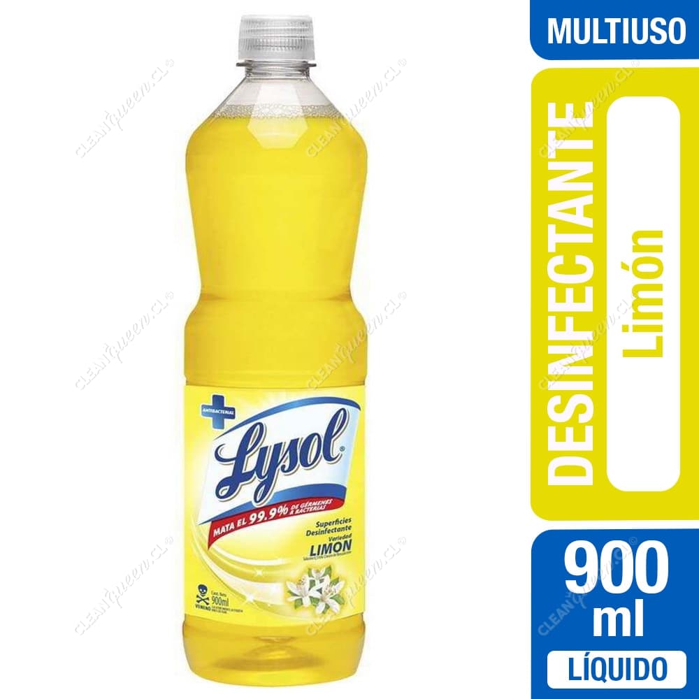 Lysol Desinfectante Líquido Limón 900 ml