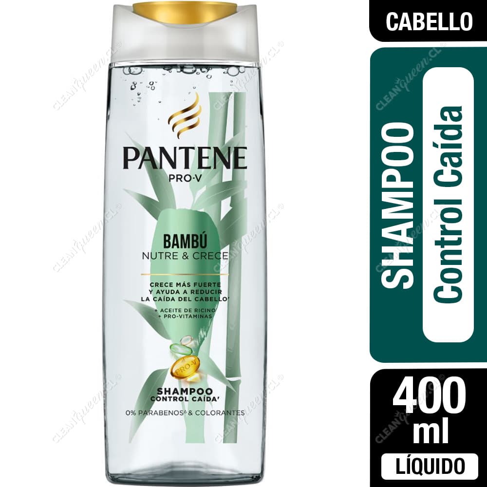 Pantene Shampoo Bambú Control Caída 400 ml