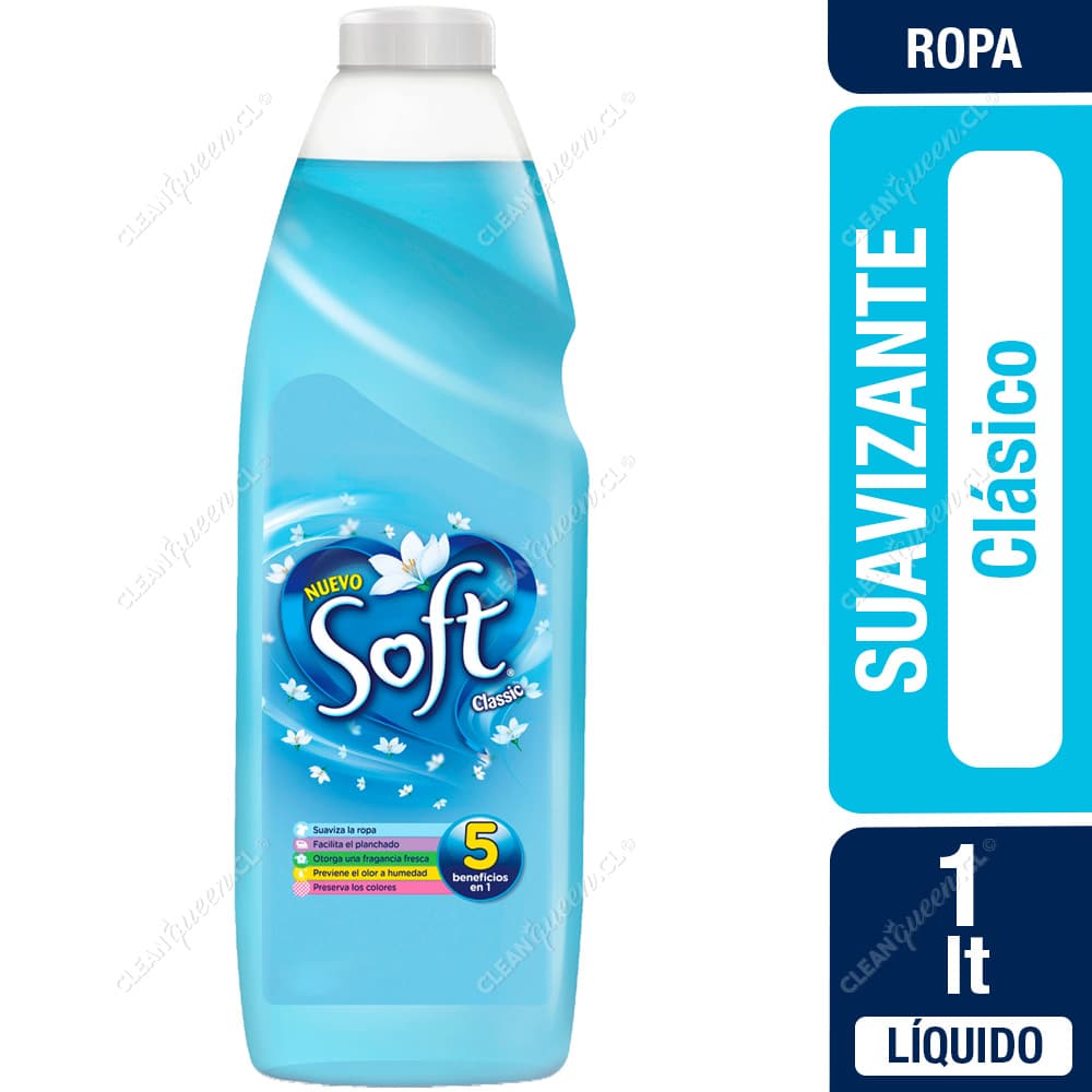 Soft Suavizante Ropa Clásico 1 L