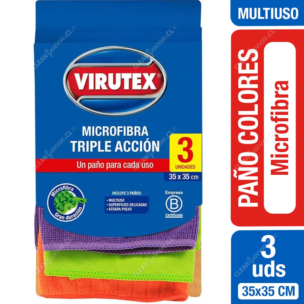 Virutex Paño Microfibra 3 un