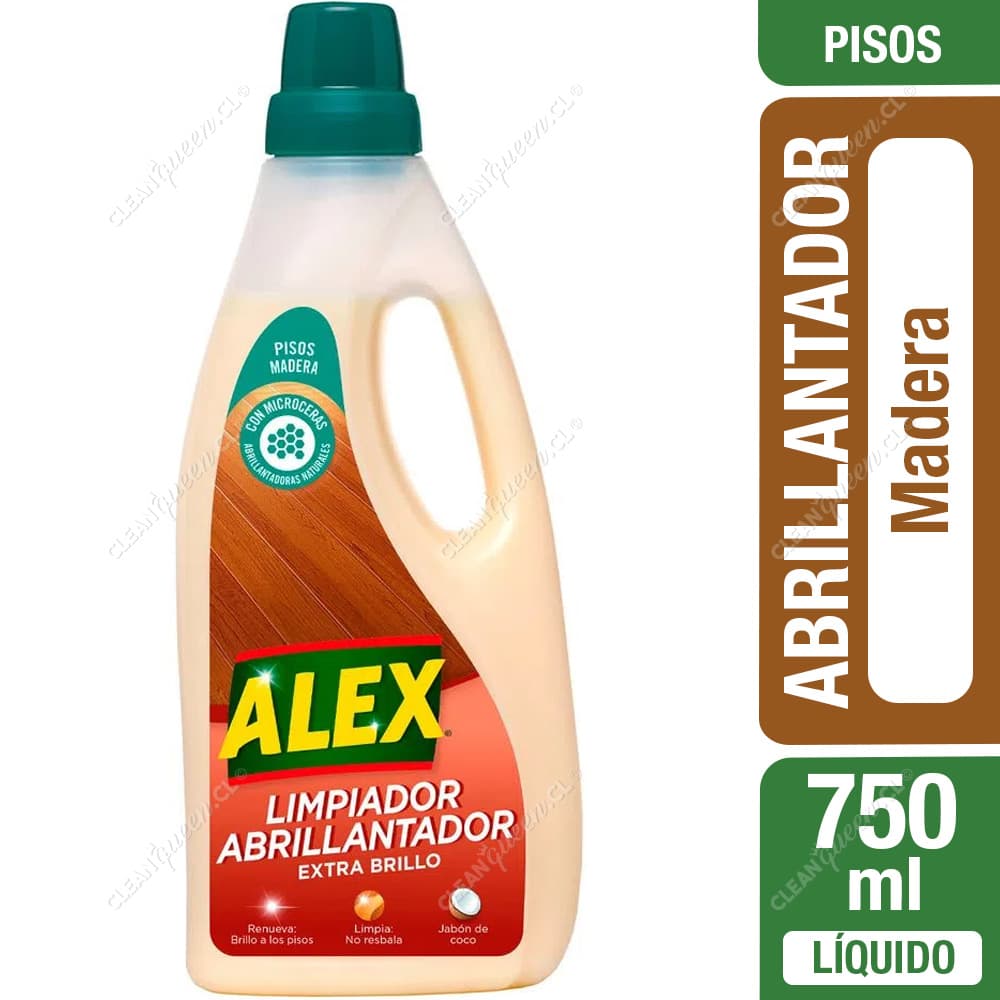 Alex Limpiador Abrillantador Piso Madera 750 ml
