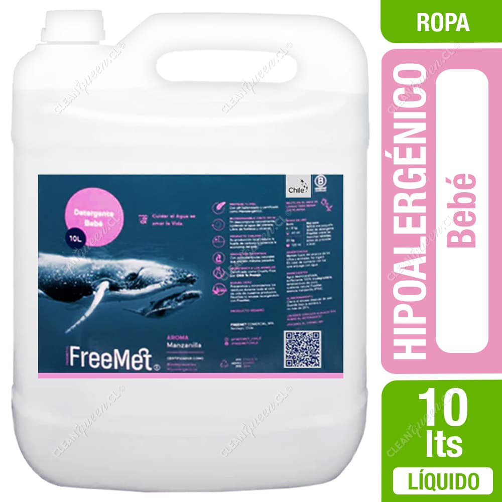 Freemet Detergente Ecológico Bebé Hipoalergénico 10 L