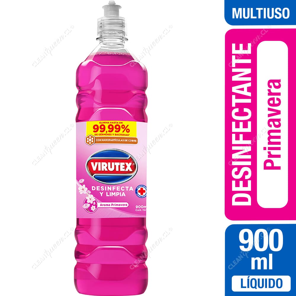 Virutex Desinfectante Líquido Primavera 900 ml