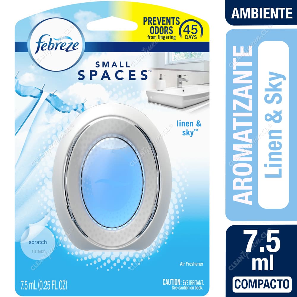 Febreze Aromatizante Ambiental Espacios Pequeños Linen & Sky 7.5 ml