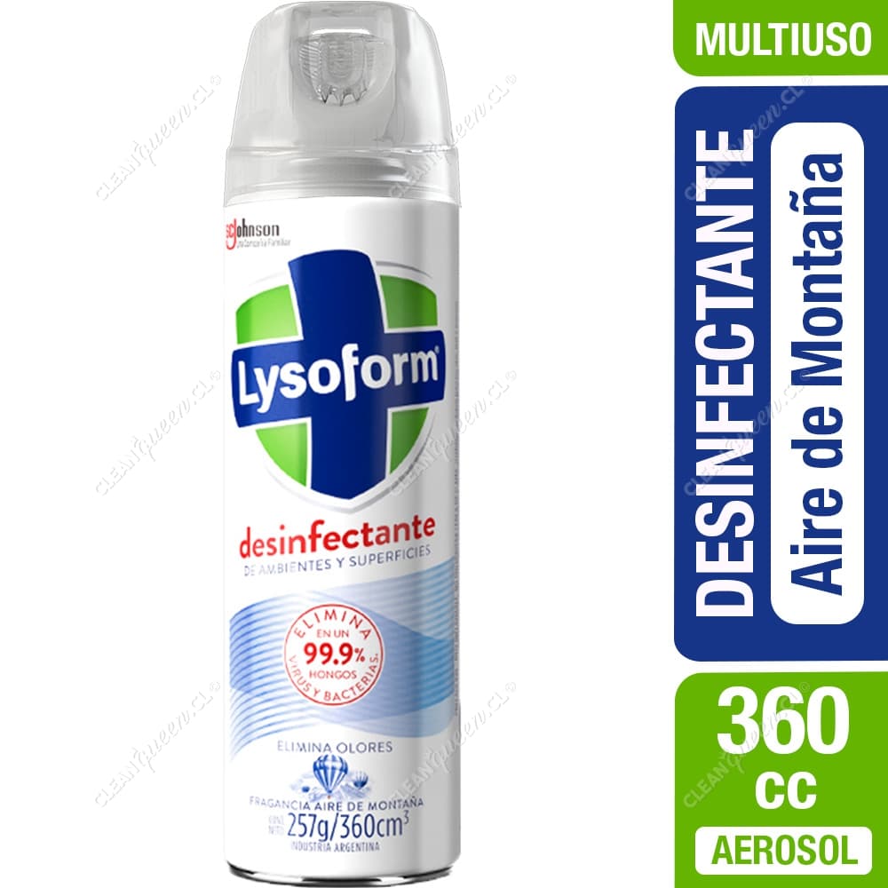 Lysoform Desinfectante Aerosol Aire de Montaña 360 cc