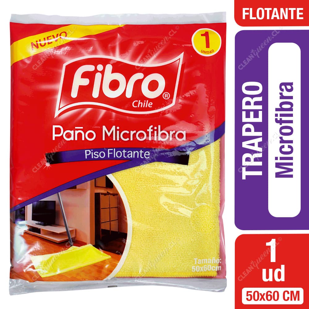 Fibro Trapero Microfibra Piso Flotante 50 x 60 cm
