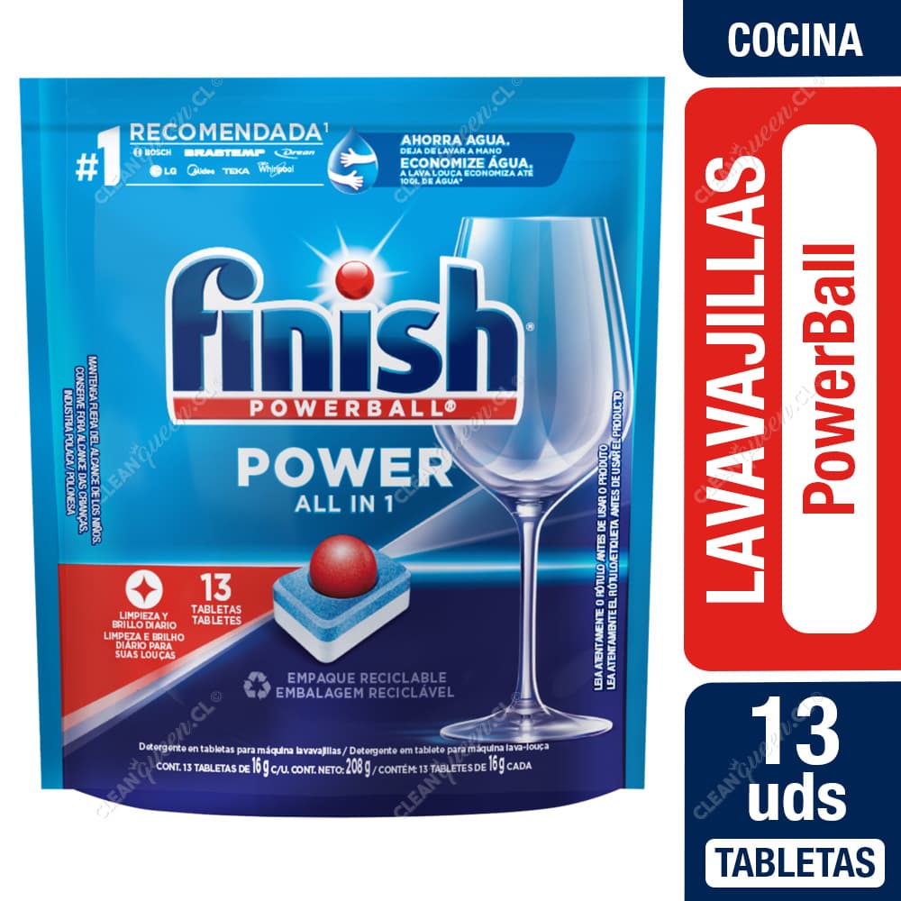 Finish Detergente Lavavajillas Tabletas Power 13 un
