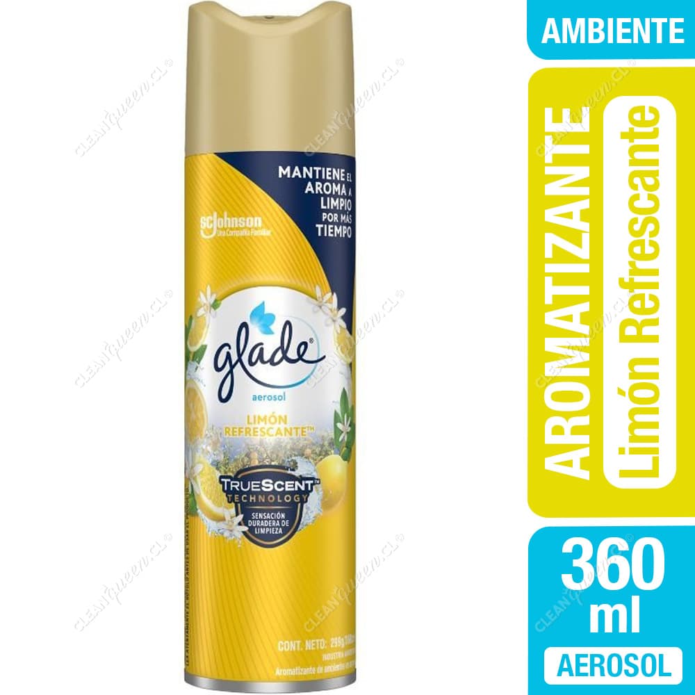 Glade Aromatizante Ambiental Limón Refrescante 360 ml