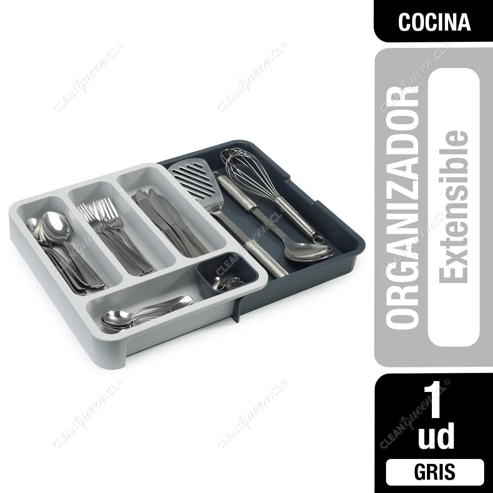 Joseph Joseph Organizador Extensible Cubiertos Gris