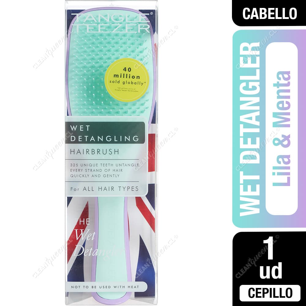 Tangle Teezer Cepillo Wet Detangler Lila & Menta