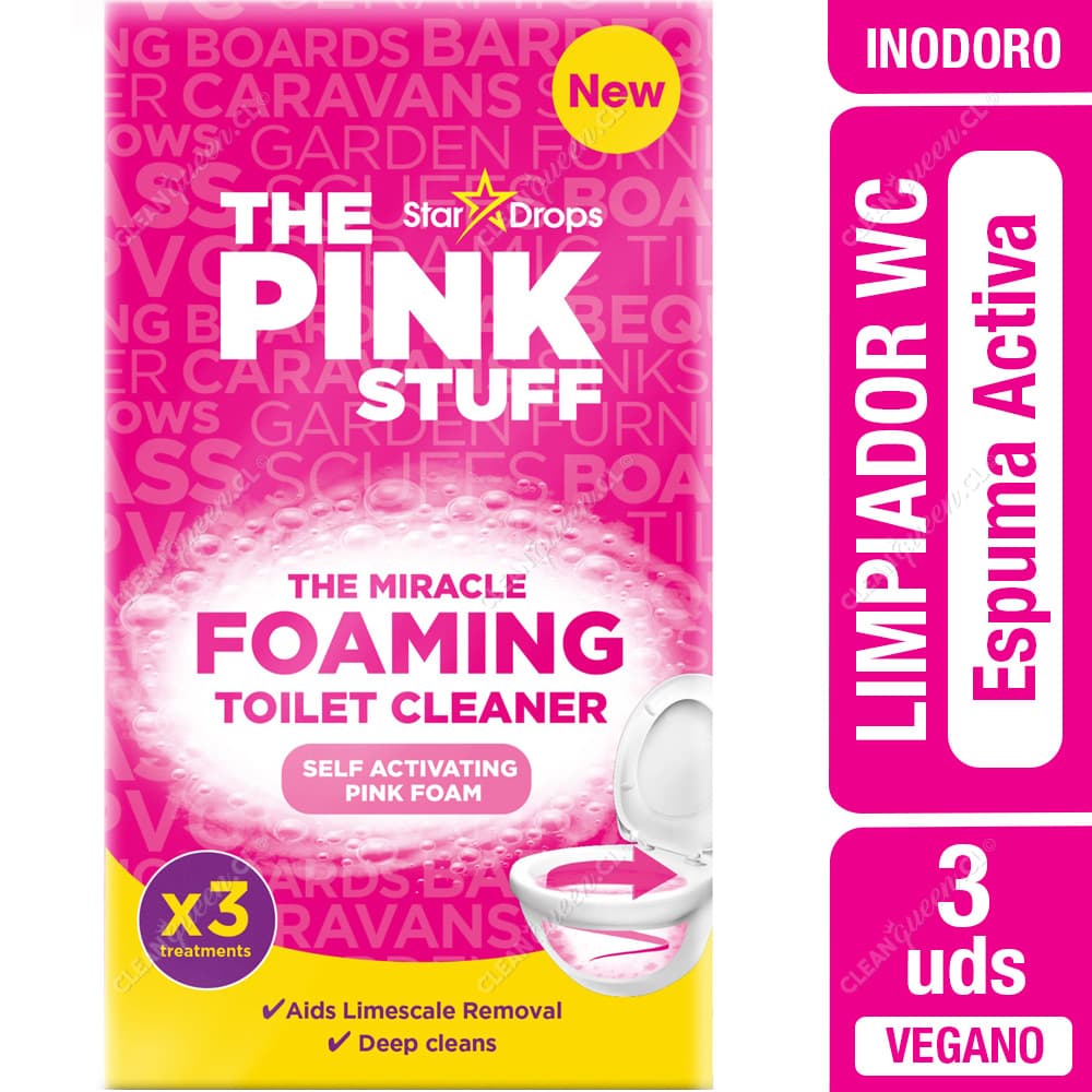 The Pink Stuff Limpiador Inodoro Espuma Activa 3 un