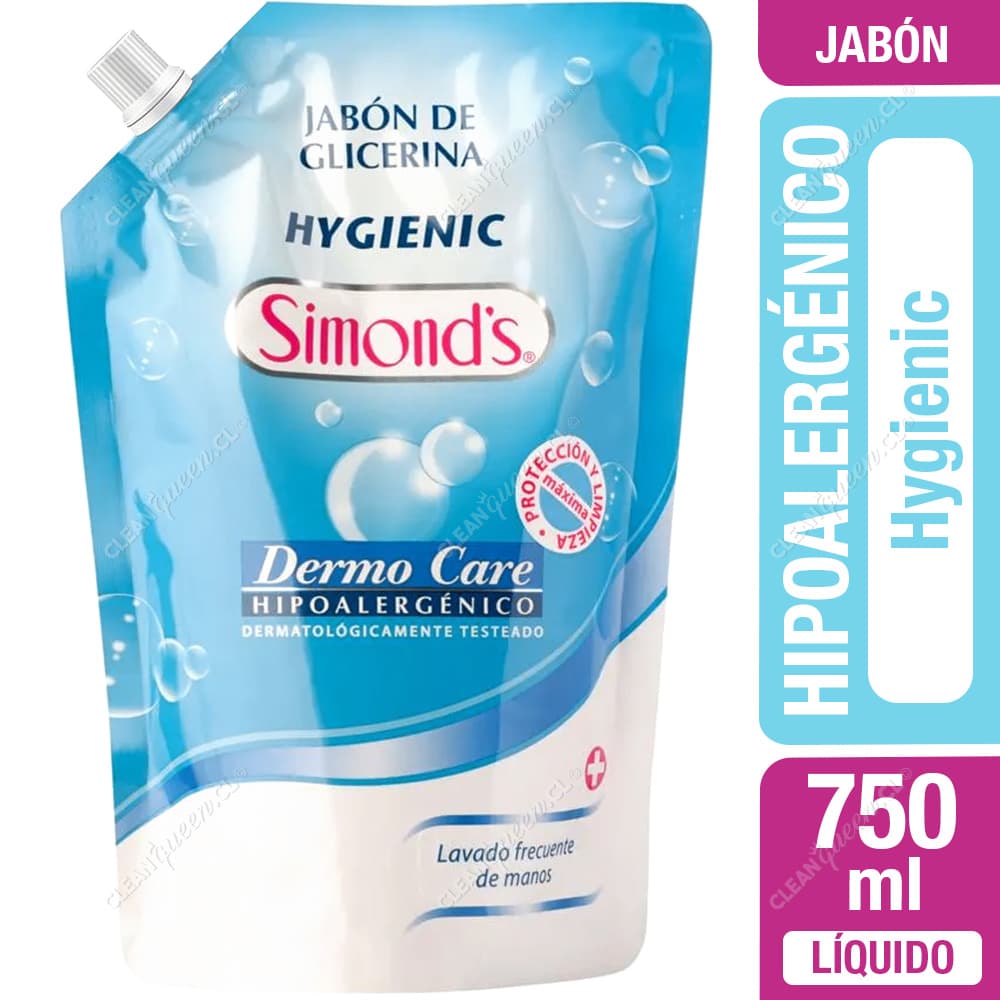 Simond's Jabón Líquido Hygienic Dermocare Doypack 750 ml