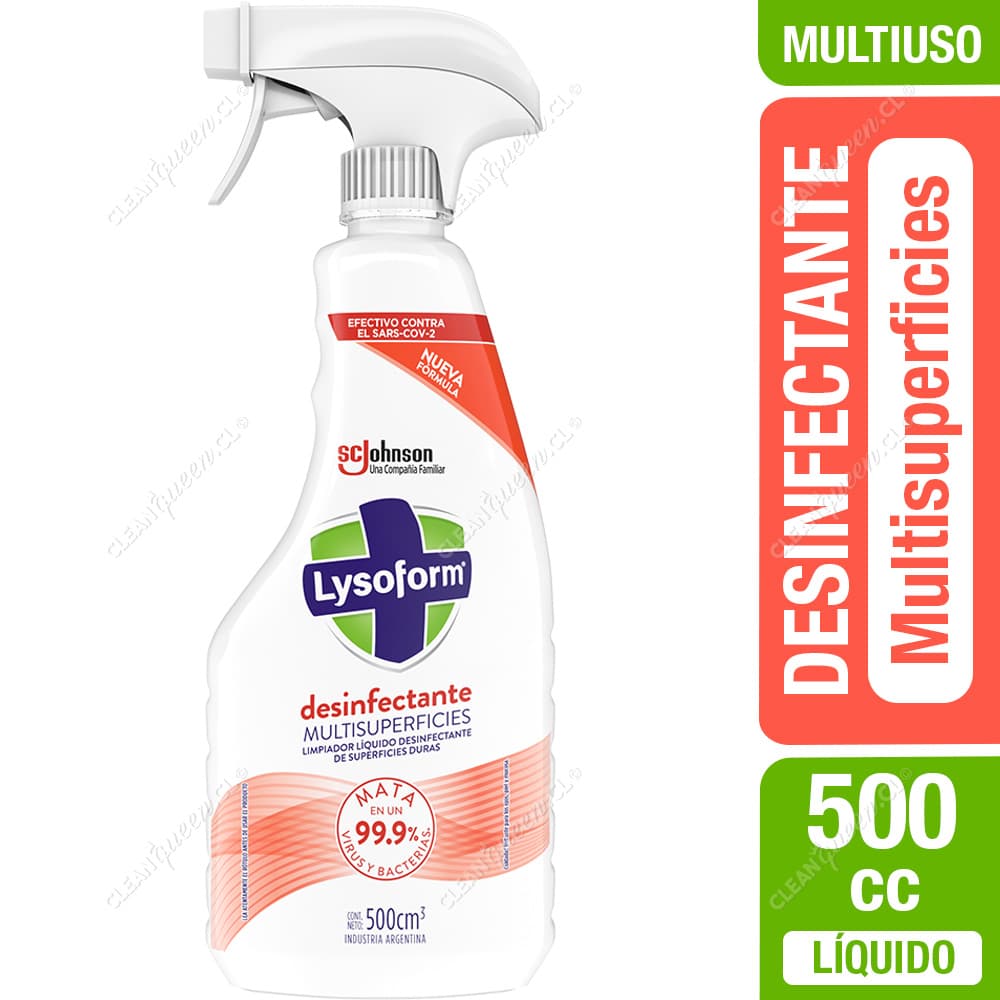 Lysoform Desinfectante Líquido Multisuperficies 500 cc