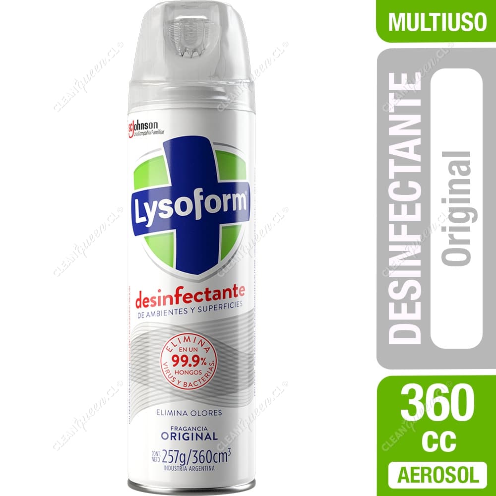 Lysoform Desinfectante Aerosol Original 360 cc