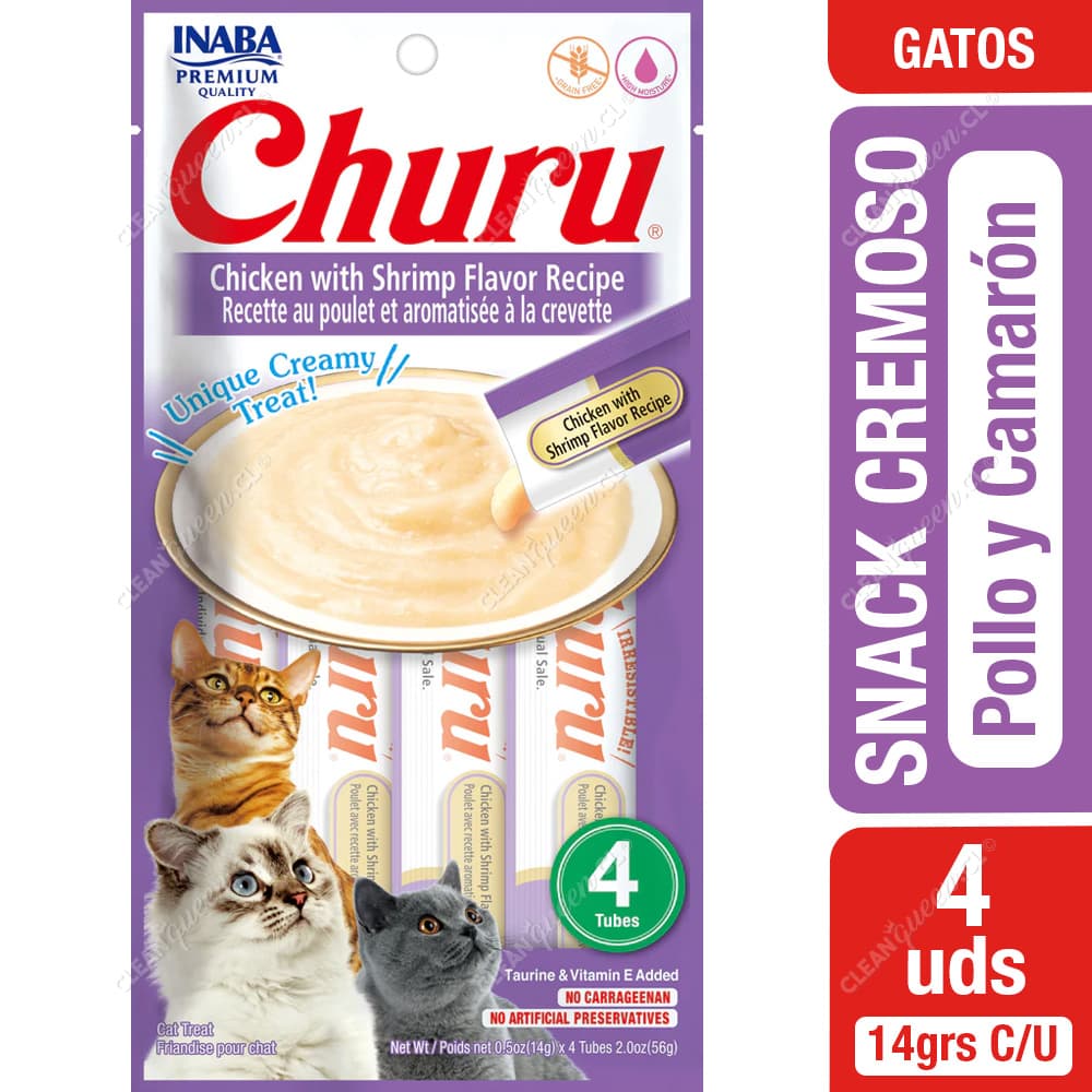 Churu Snack Cremoso Chicken With Shrimp Recipe Gato 4 un