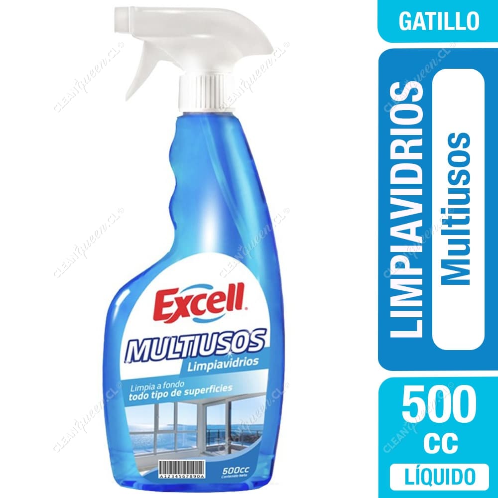 Excell Limpia Vidrios Multiuso Gatillo 500 cc